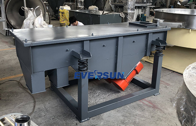 Customized Multideck Mineral Particles Linear Vibrating Screen Classifier Machine