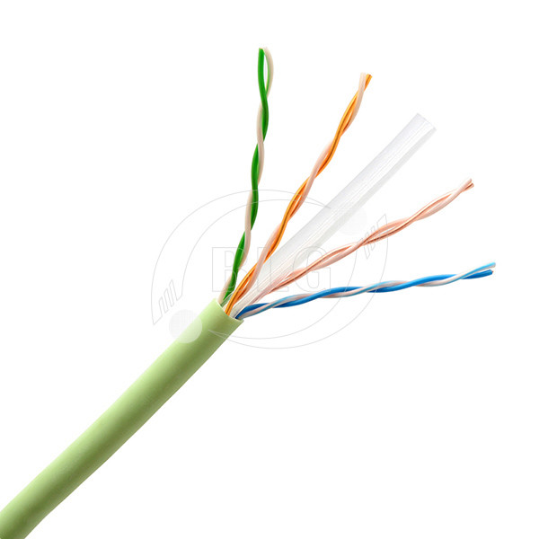 CCA UTP Indoor Cat6 Ethernet Lan Cable 4 Twisted Pairs Conductor 0.56MM