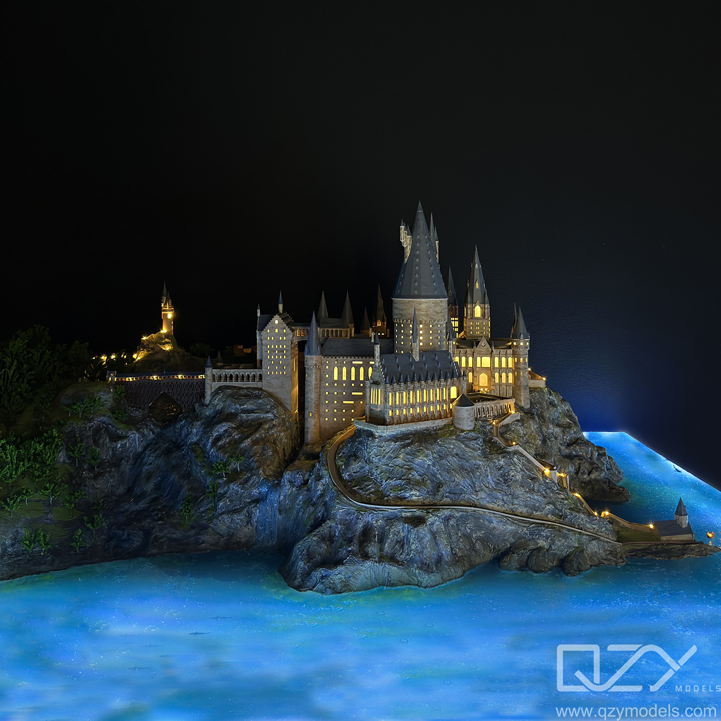 Maquette Architect Model Makers Custom 1/300 Hogwarts School Of Witchcraft And Wizardry
