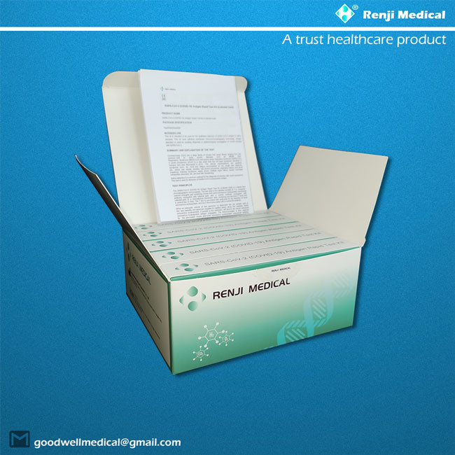 Household Ag Rapid Test Kit With Nasopharyngeal Swab ISO13485 Certification