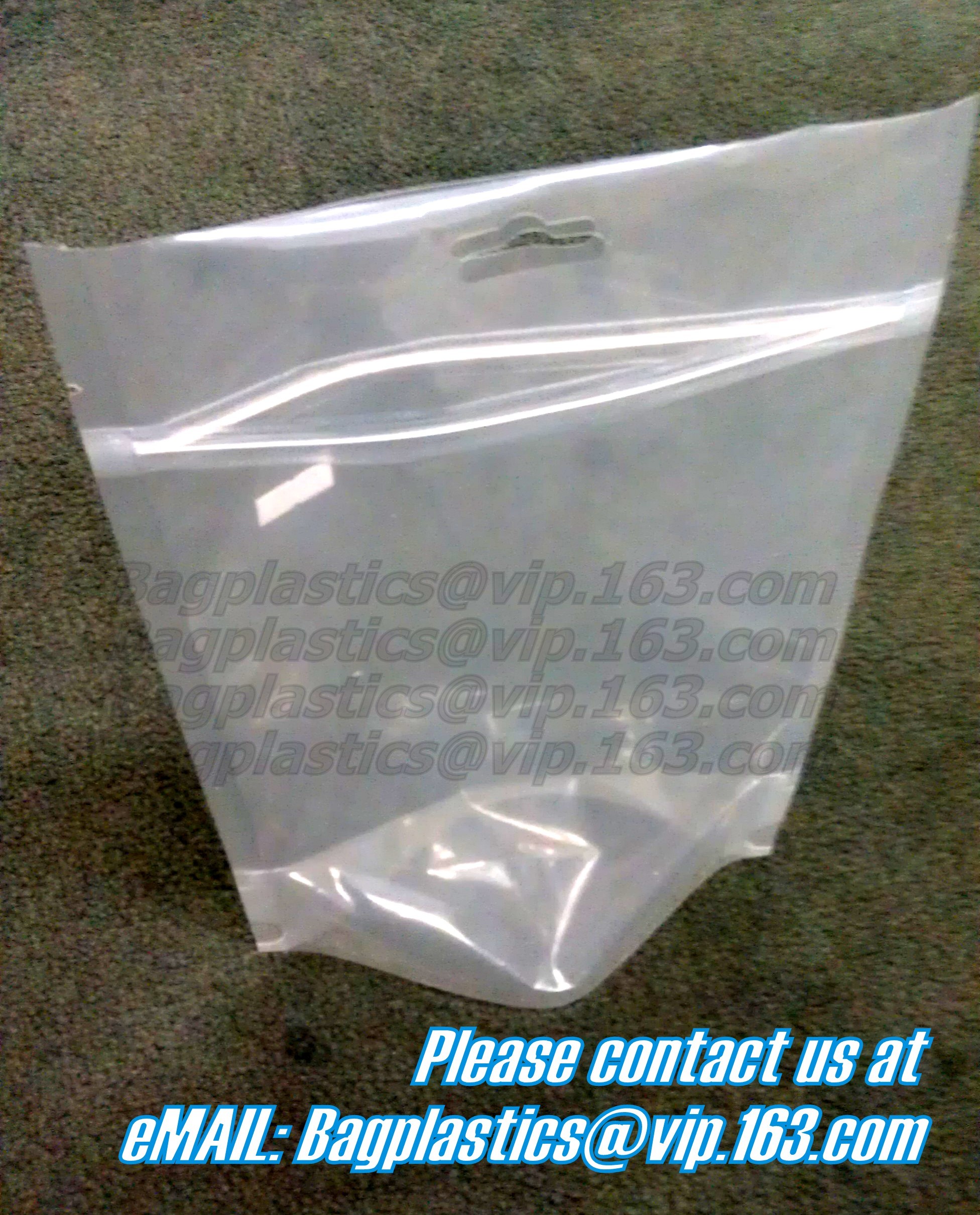 water resistant food grade brown grocery rice kraft paper zip lock bag, Eco Friendly Resealable Small to Large Flat Food