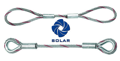 Soft Eye 6x36 Wire Rope Lifting Slings Mechanically Spliced