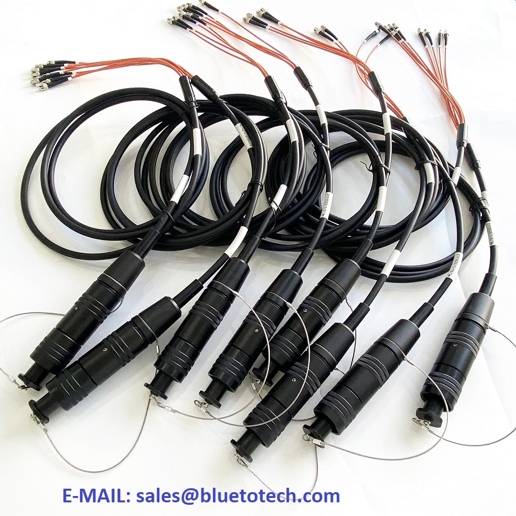 TFOCA 2 4 6 Military Tactical Fiber Cable Assembly TFOCA to TFOCA 2/4/6Core Fiber Optic Patch Cord