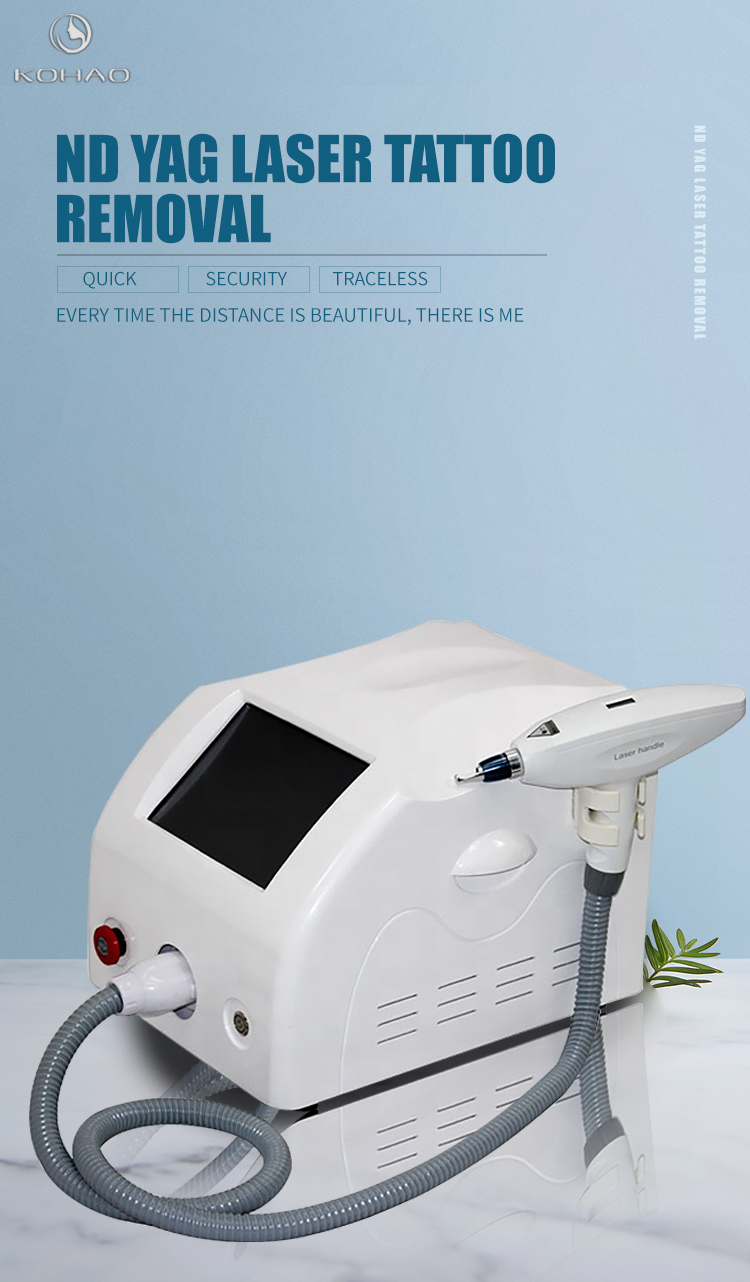 Commercial Q Switched ND YAG Laser Machine 1064 532 1320nm Nd Yag Tattoo Removal Machine