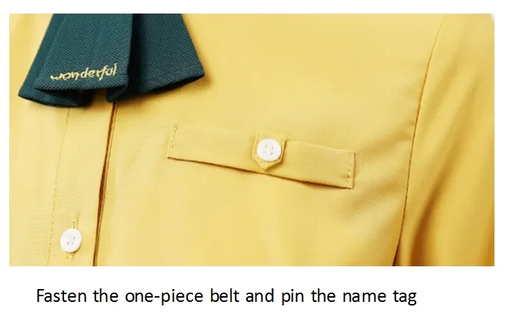 Custom Logo Clothes Manufacturers Classic Waiter Uniform Restaurant
