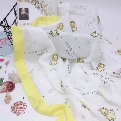 Cotton Muslin Baby Blankets Super Soft Breathable For Daycare Nursery