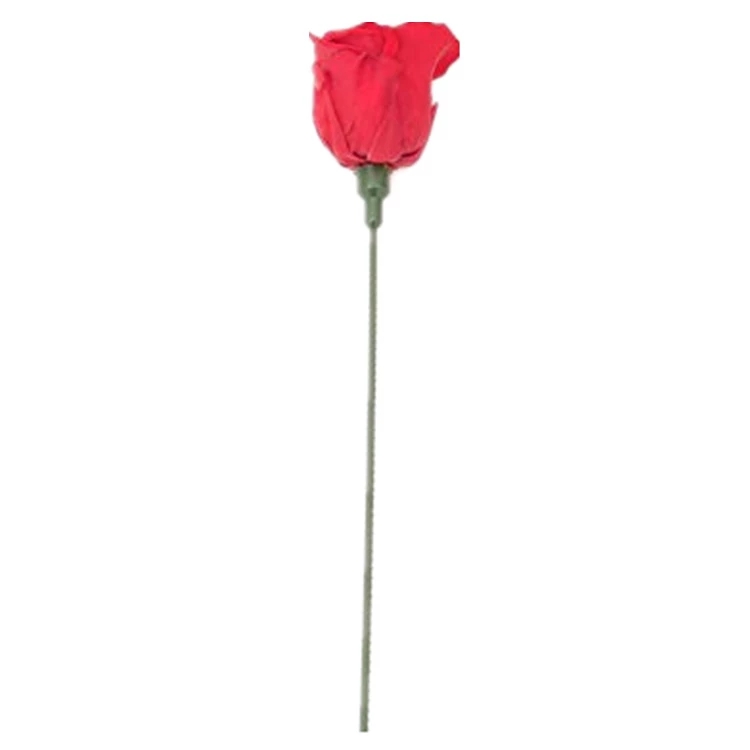 Wholesale Soft Touch Preserved Rose 5-6 cm Silver Color Eternal Rose girlfriend gift