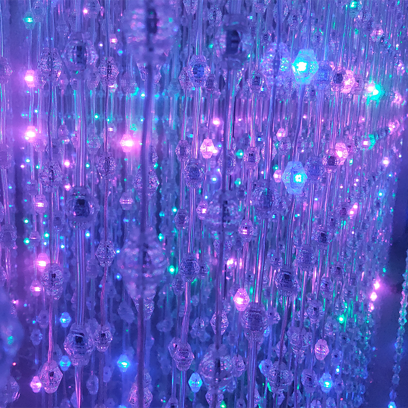 3D diamond shaped diamond lamp Tri-Color Waterproof LED Decorative Lights