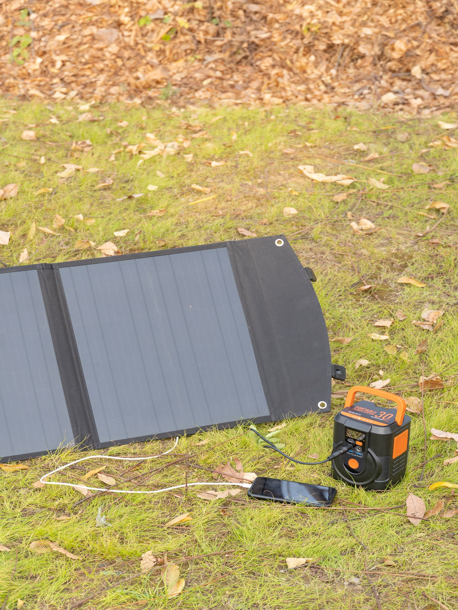Foldable Portable Photovoltaic Panels 100W Solar Panel Pack For Mobile Phone