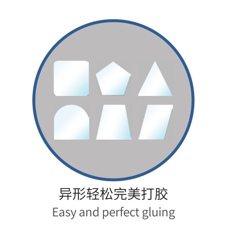 GM-2025 Automatic Silicone Glue Spreading Production Line Insulating Glass Sealing Robot Machine