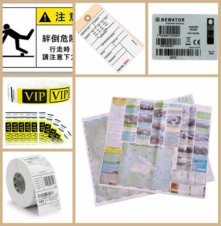 Duarable And Waterproof Tyvek Paper Parts Tags Mylar Strip Reinforced Hole 