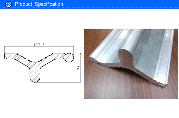 Custom Aluminum Extrusions or Industrial Aluminium Profiles with Various Aluminum Structural Shapes 