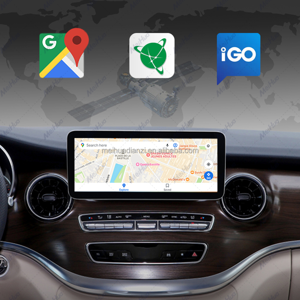 12.3 Inch Android Car Multimedia Player for Mercedes Benz With Radio Audio GPS System