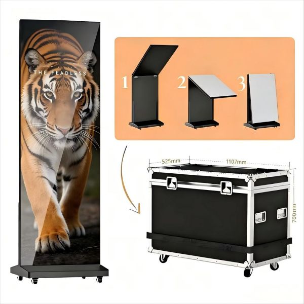 Foldable LED Poster Display Screen/ Portable LED Poster Advertising Display Screen