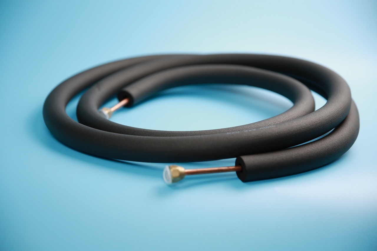 Refrigerant Line Set Copper-Aluminum Alloy Air Conditioning Connection Tubing 1/4"