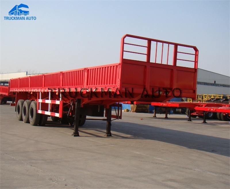 Customized Fence Height Side Wall Semi Trailer With 600mm Fence Height