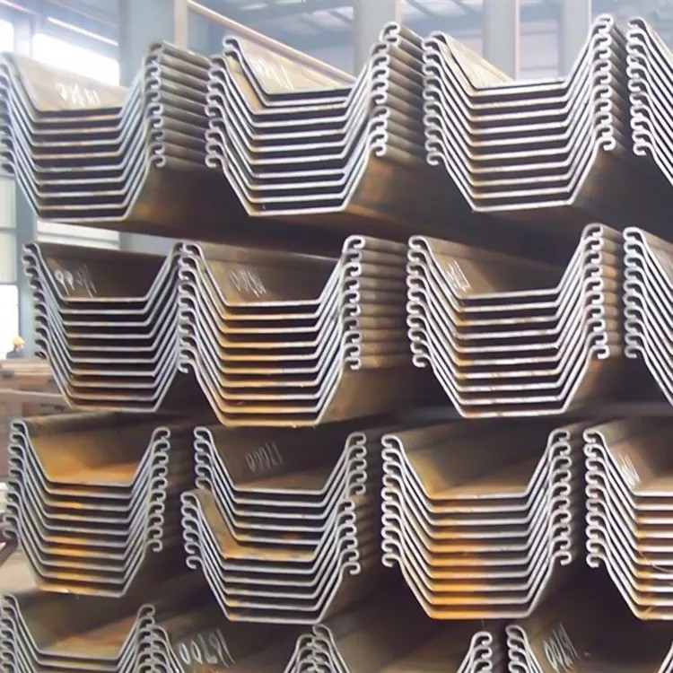 Hot Rollled Shape Carbon Steel Sheet Piling For Construction Used