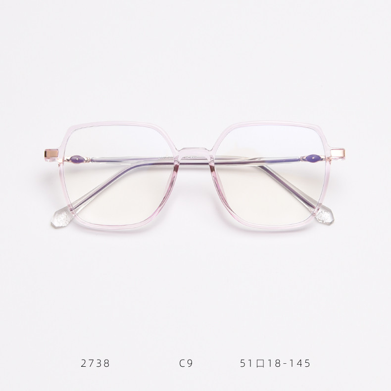 Square TR90 Material Glasses Blue Light Blocking Reading Anti Eyestrain