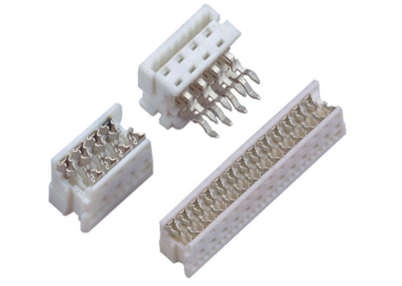Industrial 1.27mm IDC Connector For Assembly UL2651 28AWG Cable High Strength