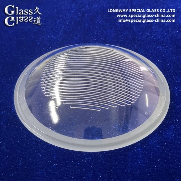 Durable Clear Borosilicate Glass Lamp Lens For Outdoor Lighting