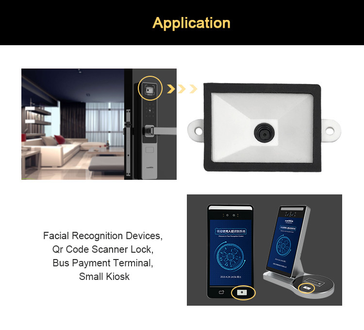 USB UART Door Access Card Reader System QR Code Scanner Module