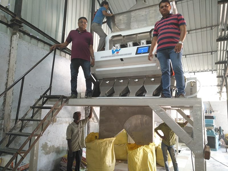 2ton Per Hour Mineral Sorting Machine Copper Aluminum Zinc Metal Color Separator Machine