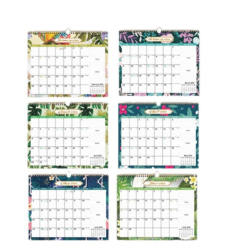 Customizable Custom Wall Calendar Quantity 1 Calendar Retangle Shape