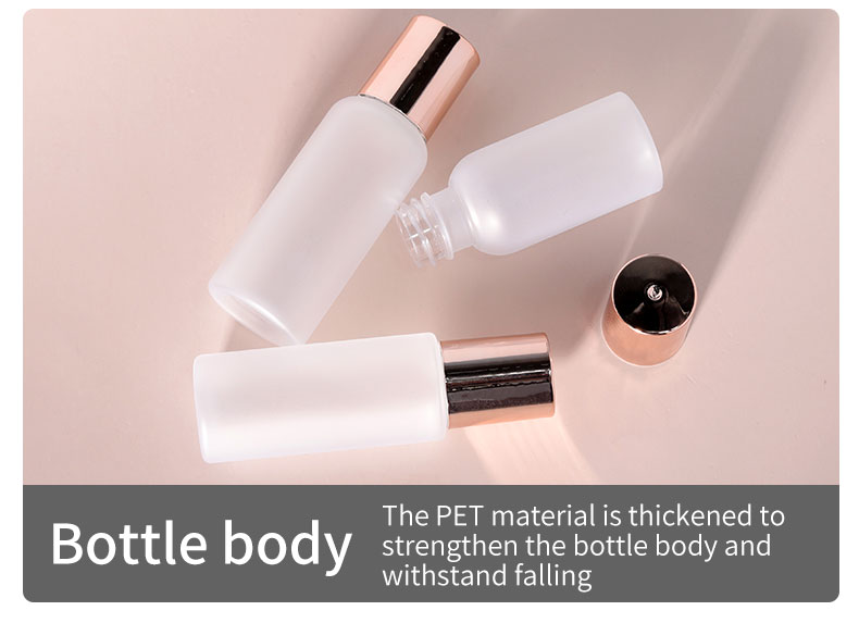 White Luxury Serum Bottle 20ml 25ml 35ml PET Perfume Bottle Custom For Skin Care