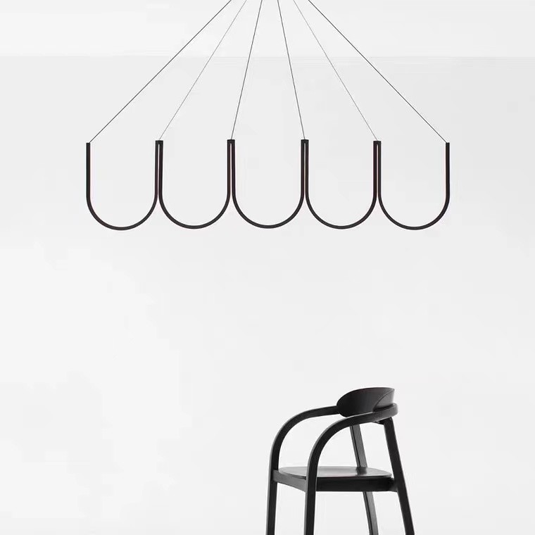 Aluminum Ring Modern Chandelier Golden Hot Sale Led Hang Lamp Pendant Lamp Lighting Fixture Modern