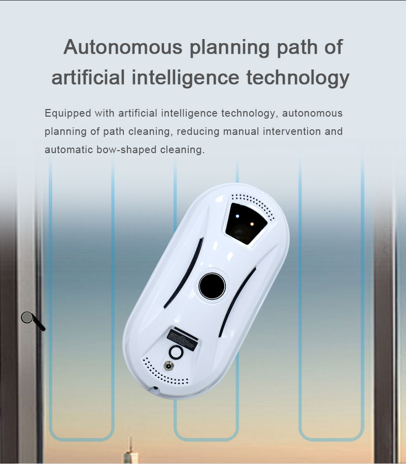 Intelligent 500mAh Window Cleaner Robot Remote Control Pure Clean Smart Robot Vacuum