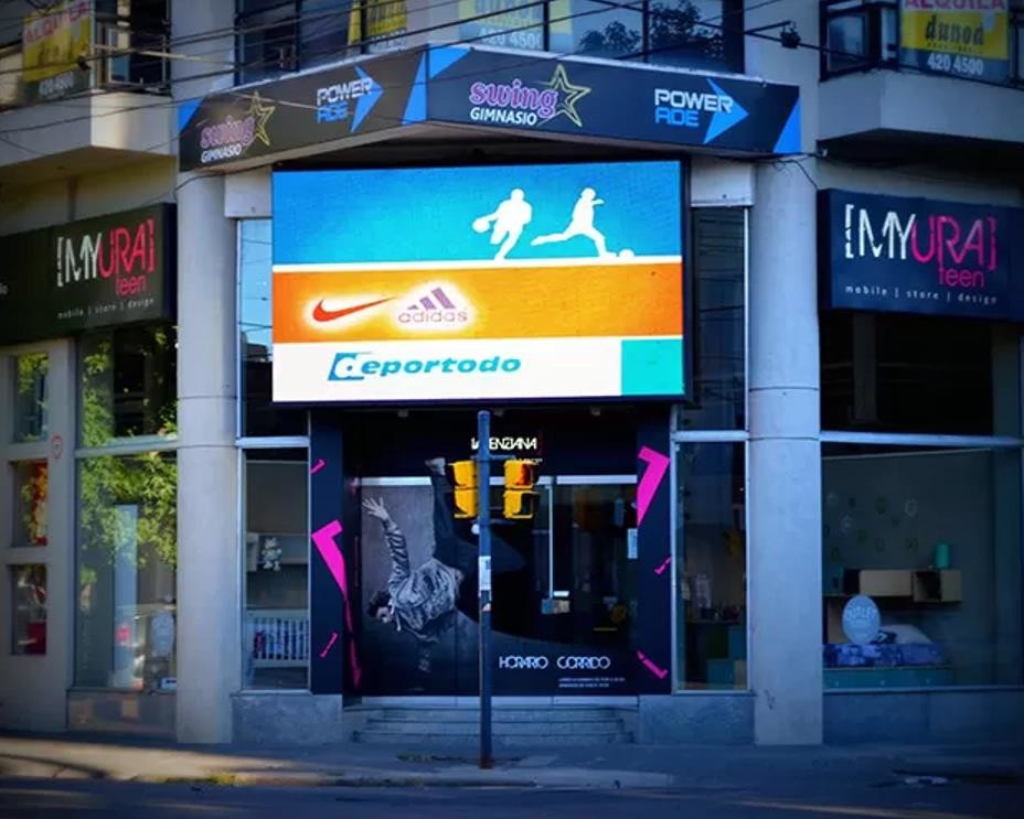 Front Access 1000x1000mm P4.81 Outdoor Advertising Billboard Wall Mounted Led Screen