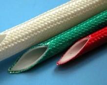 Buy cheap High Temp Wire Insulation Sleeve , Fiberglass Sleeving For Wires product