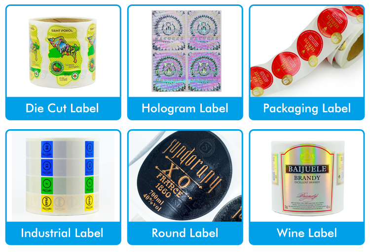 Oilproof Tear Resistant Sticker Labels