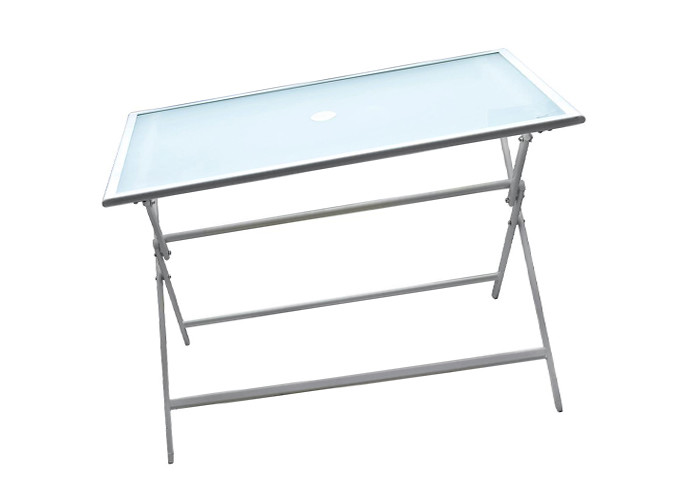 Square Tempered Glass Patio Table
