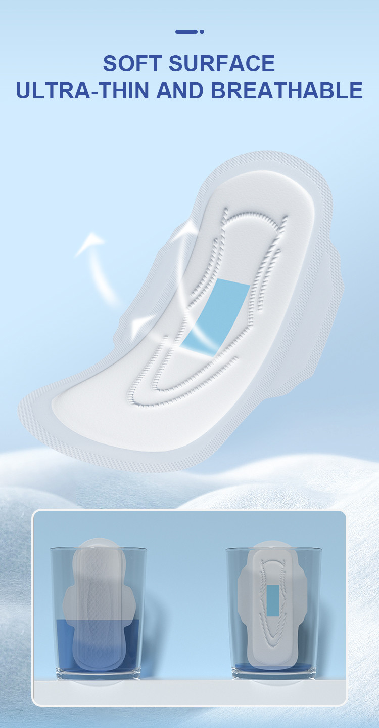 OEM brand Ladies Super Absorbency Sanitary Towel Maxi Women Daily Use Disposable Sanitary Napkin Pad manufacturer