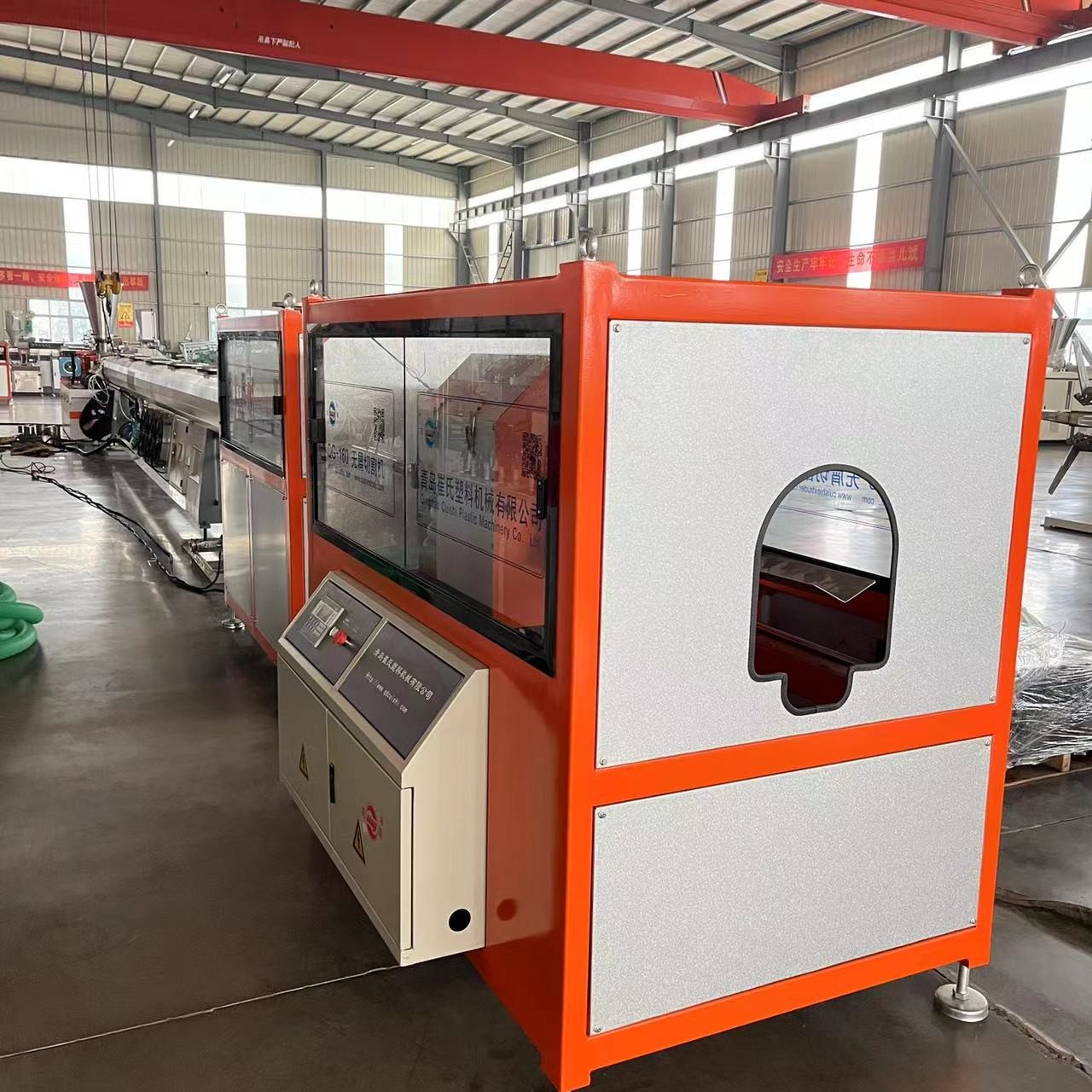 Conical Twin Screw Extruder PVC Pipe Manufacturing Machine For Sewage Pipe