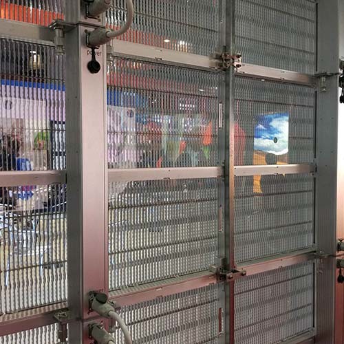 SMD2121 Led Type Transparent LED Screen with IP43 Waterproof and 0.2KG/PC Module Weight
