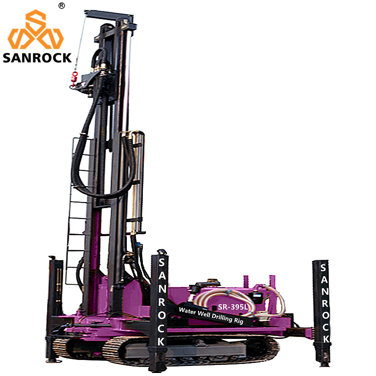 Deep Water Well Drilling Rig Hydraulic Borehole 400Meters Well Water Drilling Equipment