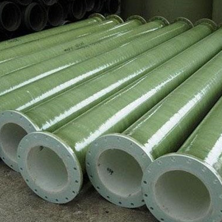 High Temperature Reinforced Fiberglass Pipe Customized Normal Temperature