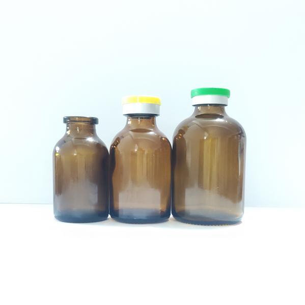 Pharmaceutical Clear Molded Glass Vial 20ml 30ml Antibiotics Sterile Glass
