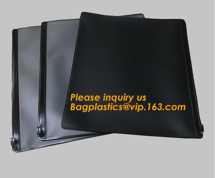 Factory Custom made Environmental PVC clear packaging toy storage handle bag,plastic tote packaging bag with handles fro
