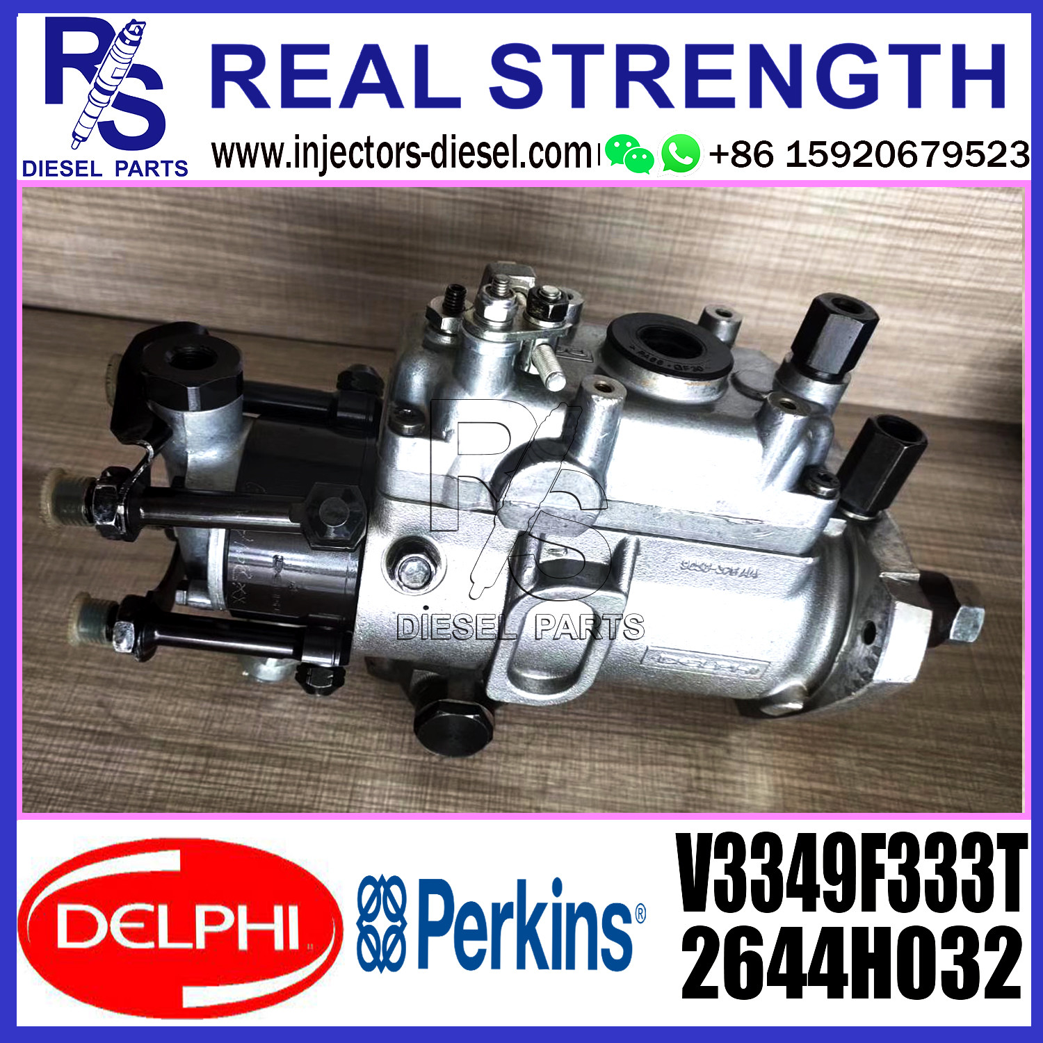 DELPHI 4 Cylinders 2644H032 V3349F333T Diesel Fuel injector Pump 2644H032 V3349F333T for Perkins Engine