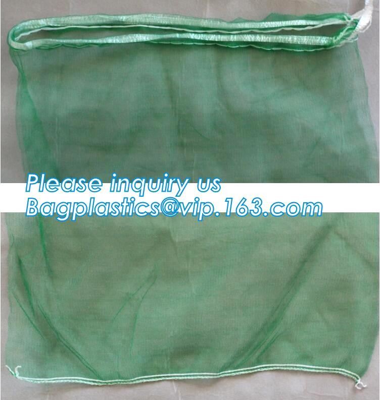 PE Knitted mesh bag and Raschel mesh bag,Factory Price Supply Plastic Pe Raschel Monifilament Date Mesh Net Bags, bageas