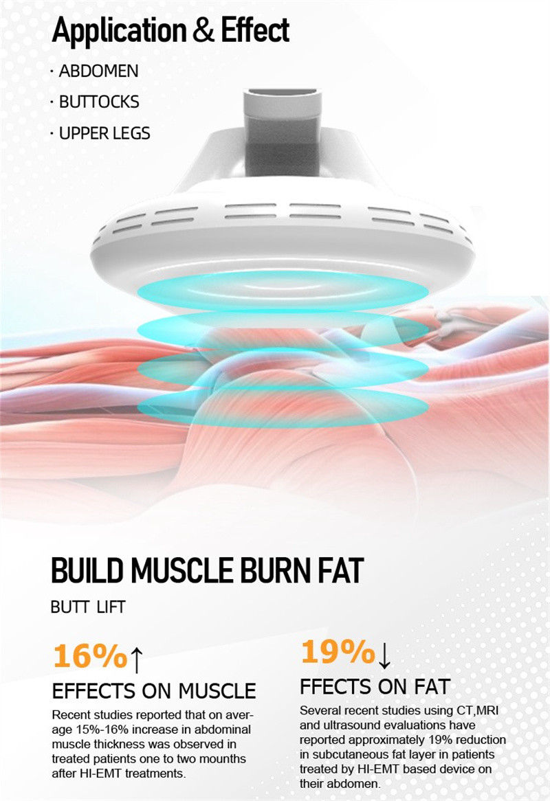Portable Touch Screen Hi Emt Machine Ems Weight Loss Body Muscle Sculpting