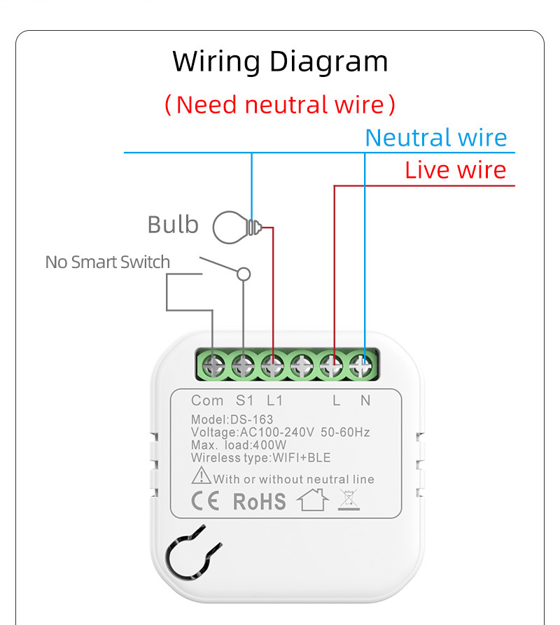 10A WiFi DALI Bus Power Supply Tuya Remote Control Alexa Google Home
