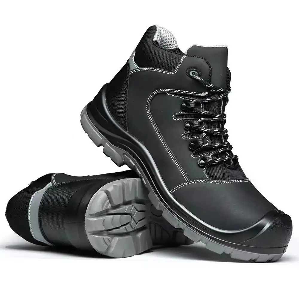 S3 Security Work Boots Waterproof Ankle High Work Boot With Steel Toe