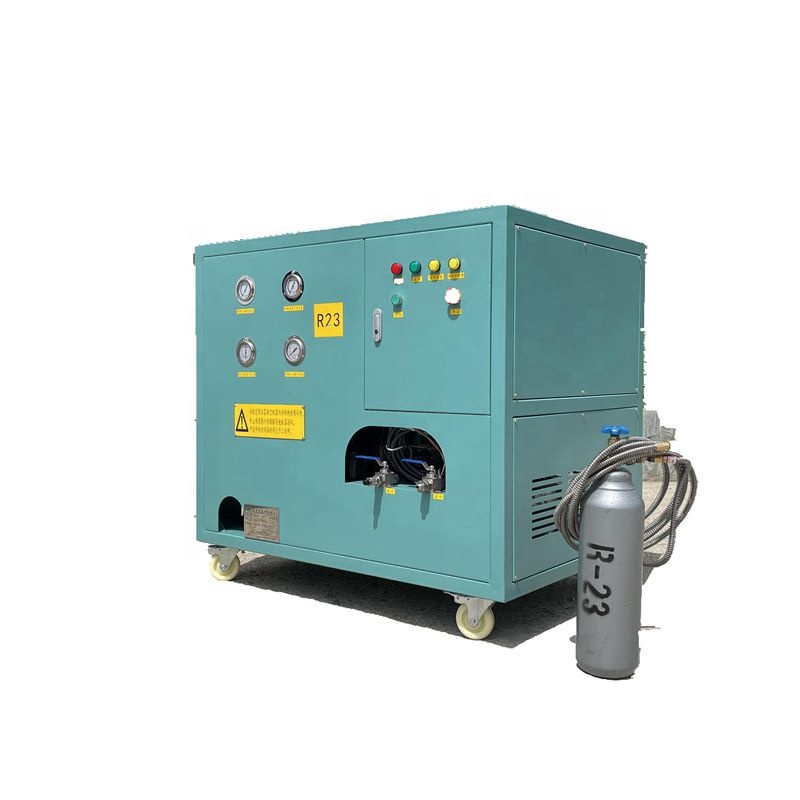 ac refrigerant recovery vapor pump explosion proof ISO tank recovery charging machine gas charging equipment