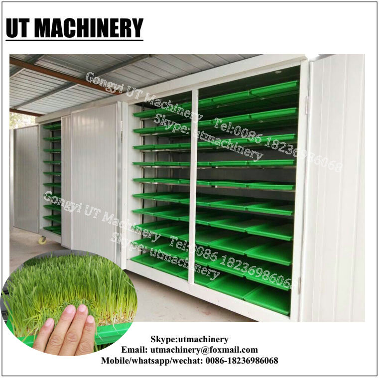 64pcx Sprout Box Commercial 40 HQ Hydroponic Fodder System Container for Farm Growing