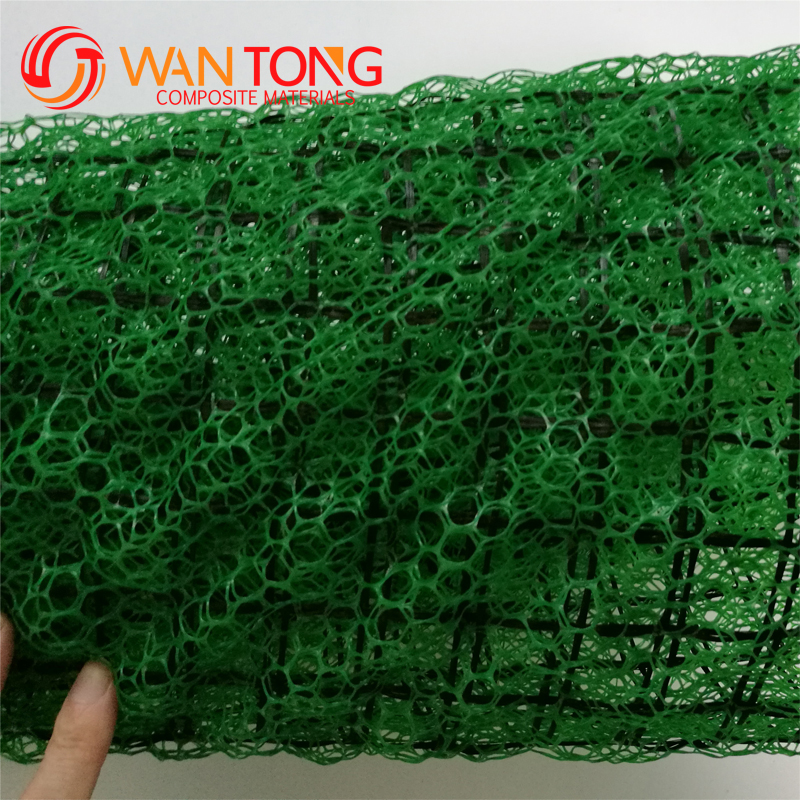 HDPE Plastic Geomat Green 3D Design for Slope Protection Applications