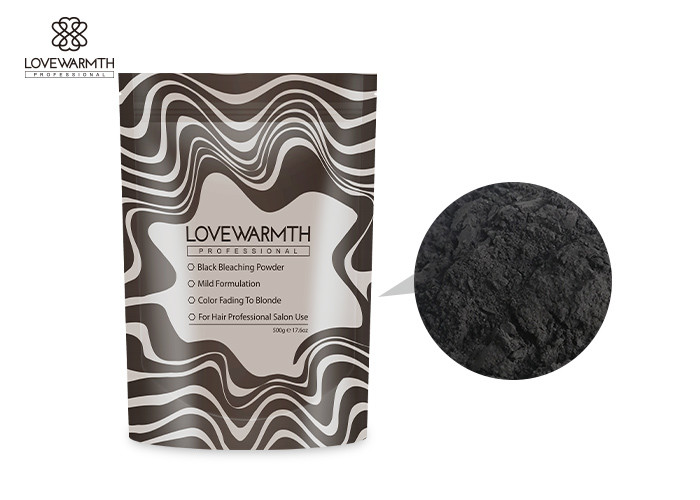 Strong Fade Black Hair Bleach Powder Anti Dust Harmless For Unisex Adults